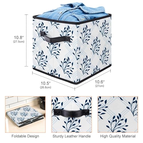 Boîte de rangement pliable en tissu pour masquer le désordre des jouets et vêtements - 4