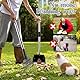 GBACHOOSE 3 Stück Hundekotschaufel, Hundekotsammler Langer Griff, Dog Pooper Scooper und Harke Metall Rechen Kehrschaufel, Hundekot Scooper für Garten