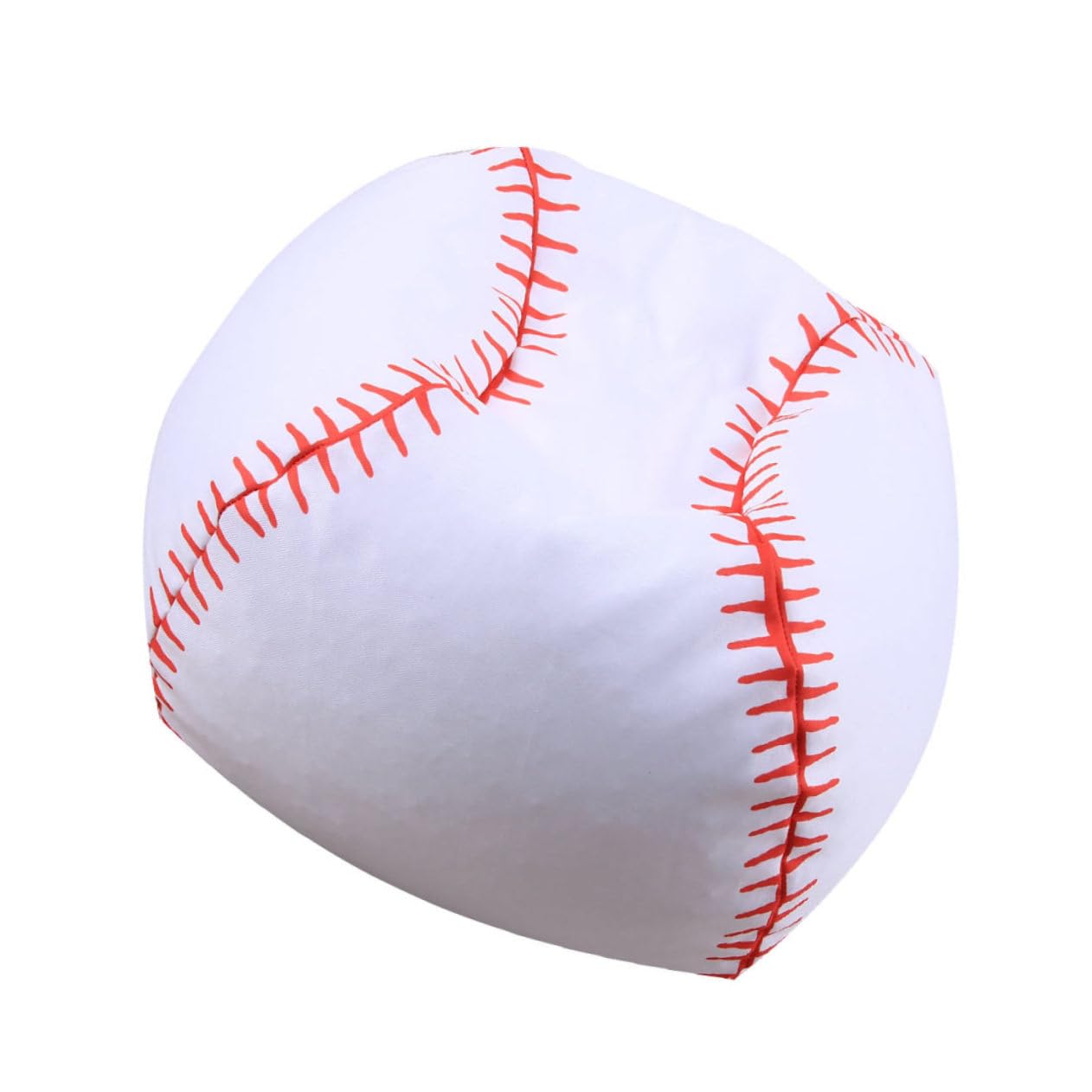 1Pc Baseball Style Stuffed Animal Storage Bag Zipper Bean Bag Chair for Functional Organizer Design for Reading Lounging and Playtime