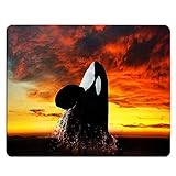Photo Gallery nicokee tappetino per mouse rettangolare con balena, oceano, orca, balena, salto, fuoco, cielo, tappetino per mouse per computer, scrivania, laptop, ufficio, 24 x 20 cm, in gomma antiscivolo Photo Gallery nicokee tappetino per mouse rettangolare con balena, oceano, orca, balena, salto, fuoco, cielo, tappetino per mouse per computer, scrivania, laptop, ufficio, 24 x 20 cm, in gomma antiscivolo