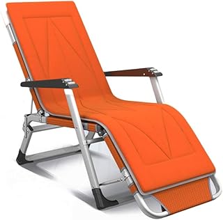 Cadeira de acampamento portátil espreguiçadeira gravidade para jardim, cadeira dobrável reclinável dobrável metal resistente cama reclinável portátil relaxante cama de jardim móveis para gramado ao ar livre belas paisagens