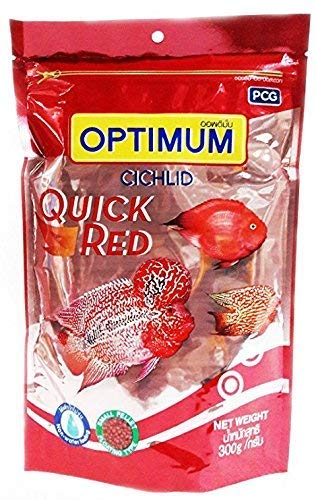 Optimum Cichlid Fish Food For All Life Stages Quick RED (Big Pellets) (100 gm) (B09CQH3C4K) Amazon Price History, Amazon Price Tracker