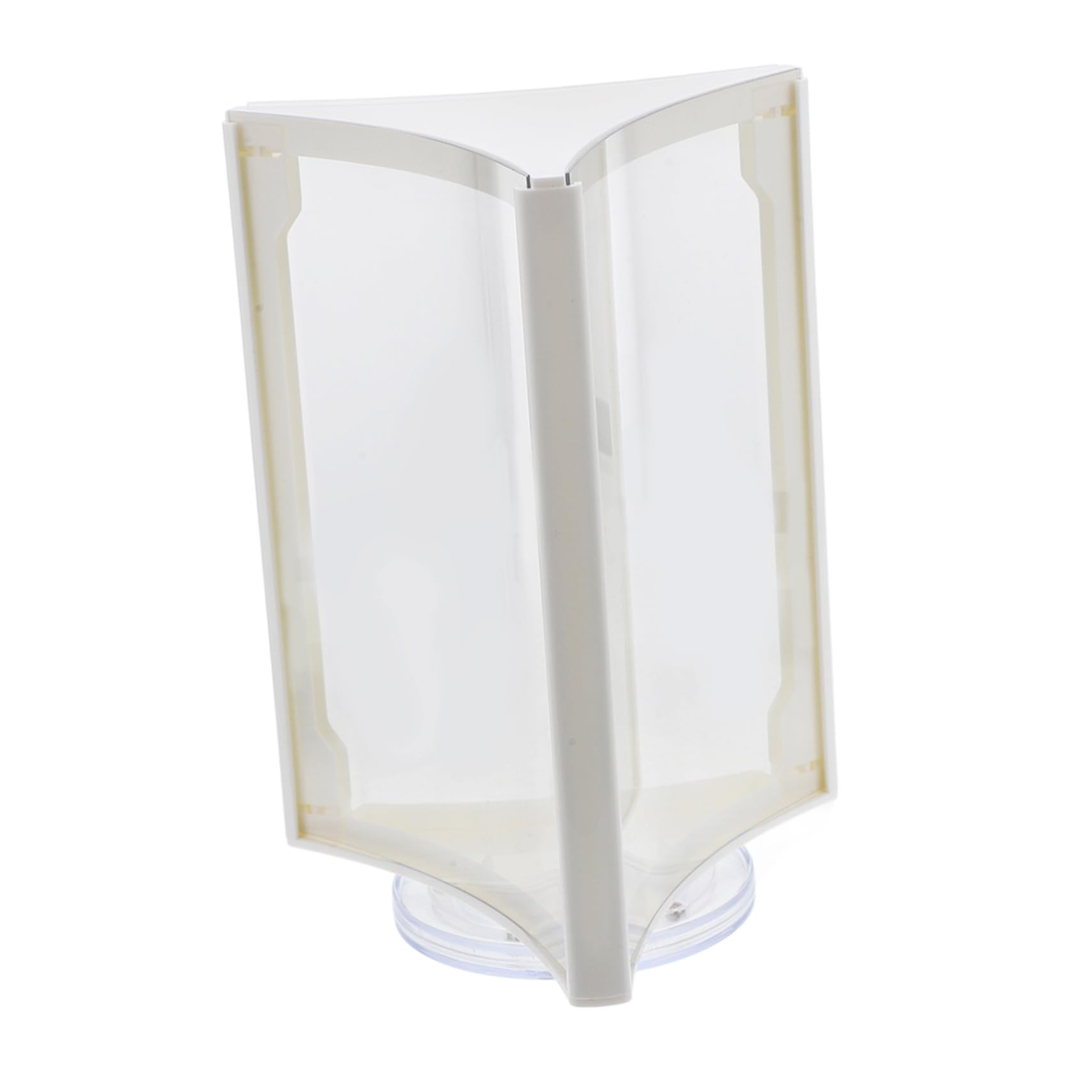BUTIFULSIC Acrylic Rotating Table Card Multi-side Menu Display Stand Desk Menu Sign Holder Rotatable Stand