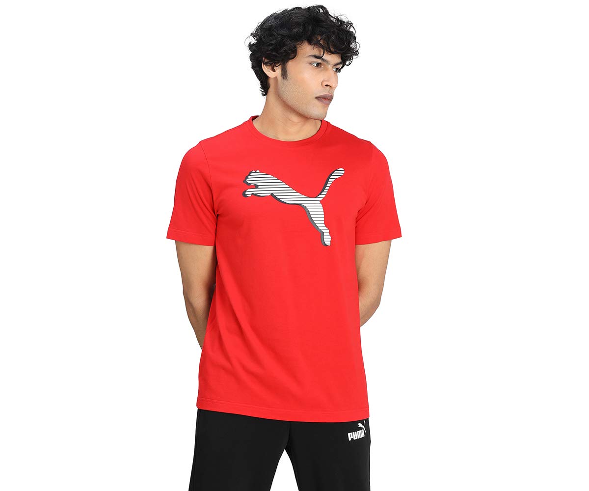 Puma Mens Modern Sports Logo T Shirt Desertcart INDIA
