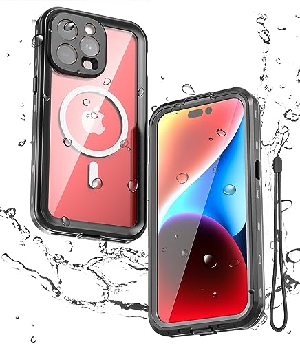 Funda magnética impermeable 15D Pro Miimall evita daños por agua y caídas en color gris