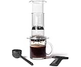 AeroPress Clear Coffee Press - All-in-One French Press, Pour-Over
Espresso Style Manual Brewer, 2 Min Brew for Less Bitterness, More Flavor, Small Portable Coffee Maker, Travel
Camping