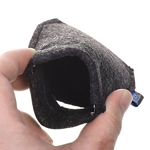 BCP 4 pcs Pocket Square Card Holder for Man’s Suits (Black and Dark Gray Color)4