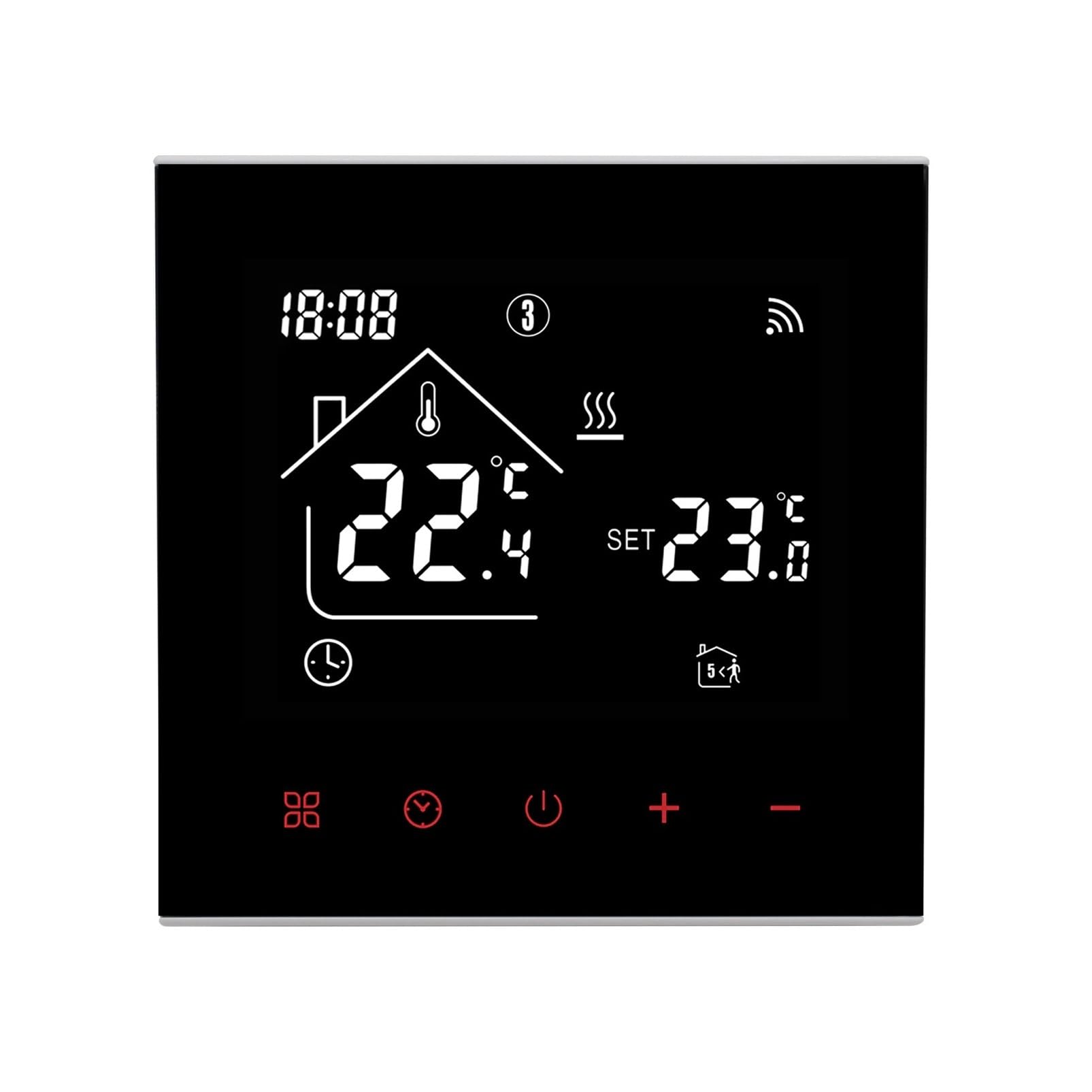WiFi Smart Life termostat elektryczne ogrzewanie podłogowe woda/kocioł gazowy regulacja temperatury ekran dotykowy LCD(WiFi Water Heating)