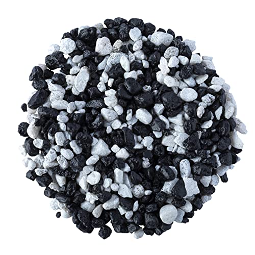Image of Glofish Aquarium Gravel, Black with White Fluorescent, 5-Pound Bag