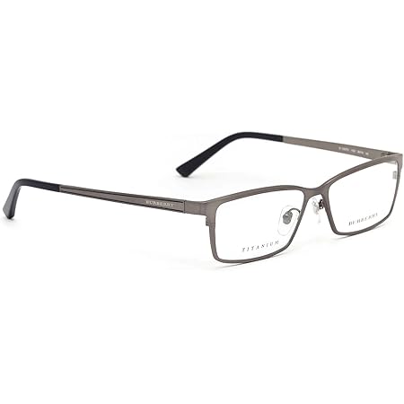 Amazon Co Jp バーバリー国内正規品販売認定店 Be1292td 1008 56サイズ Burberry バーバリー メガネ スクエア チタン メンズ レディース スポーツ アウトドア