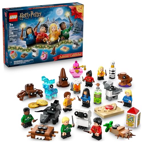 Lego Harry Potter Advent Calendar 2025 Kids Toy - Holiday Countdown for Boys & Girls, 7+ -...