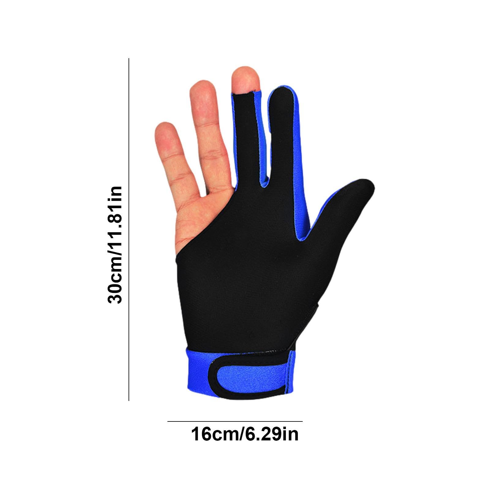 Gants De Billard Hesbi – Gants De Tir élastiques Et Respirants, Ajustement Ambidextre, Confortables Et Antidérapants