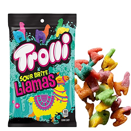 Trolli Sour Brite Llamas Gummi Candy, 4.25 Ounce ( 1 Bag ) #TOP6