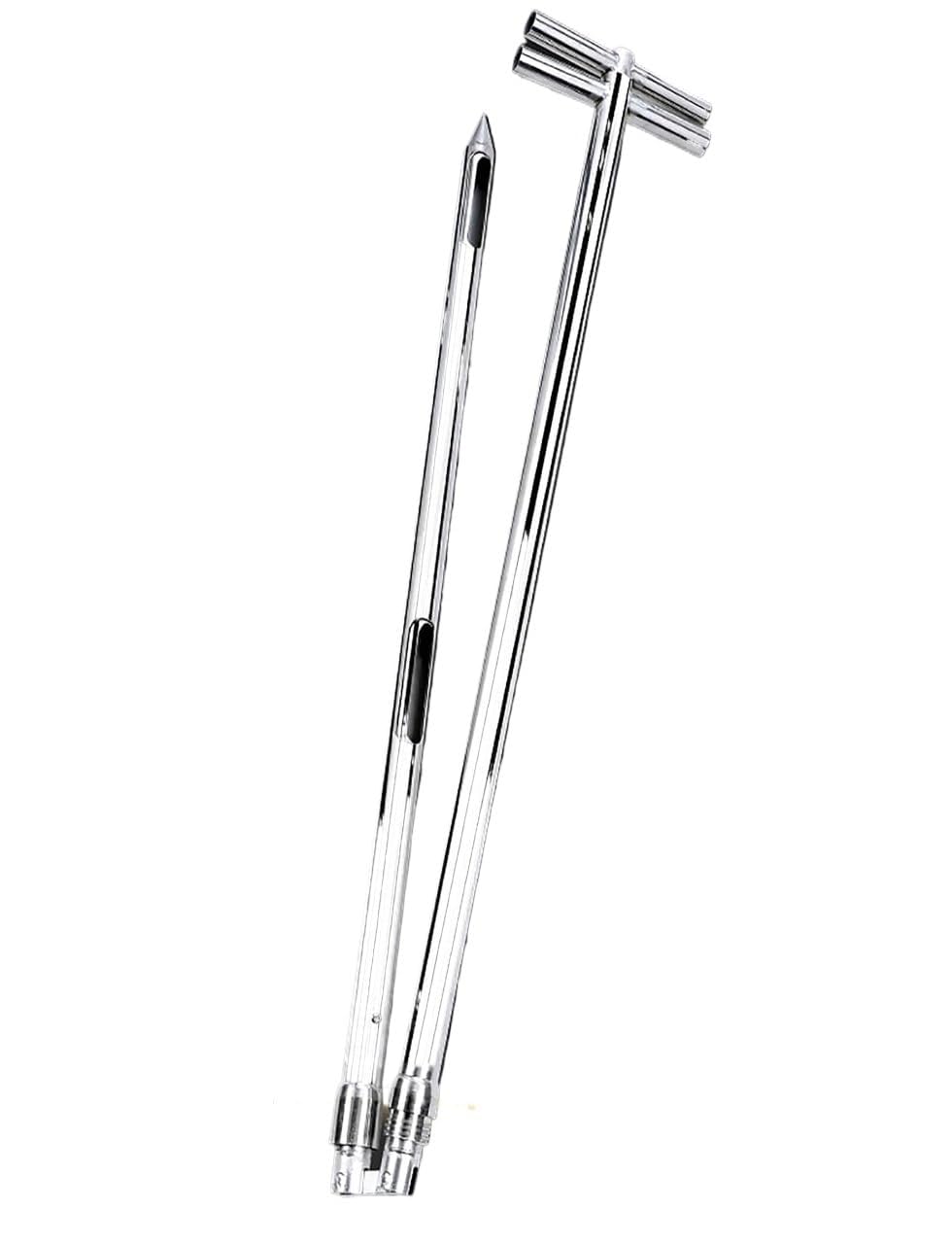 Échantillonneur pliable en métal à double couche pour grains et poudre agricole