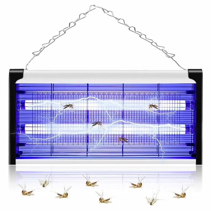 PYXBE Electric Mosquito Killer Lamp Insect Fly Killer Machine for Home Kitchen Kids Bedroom Eco-Friendly Indoor Outdoor Restaurants Office Bedroom LED Light Qty (White) (B0DHRZ29W3) Amazon Price History, Amazon Price Tracker