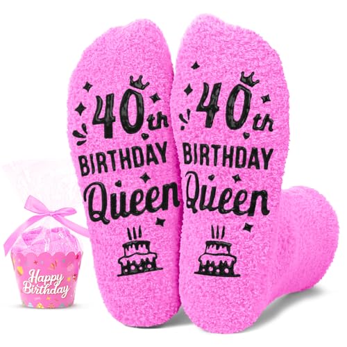 Image of HAPPYPOP Birthday Gift Ideas - Socks for 30 40 60 70 Years Old Women Female