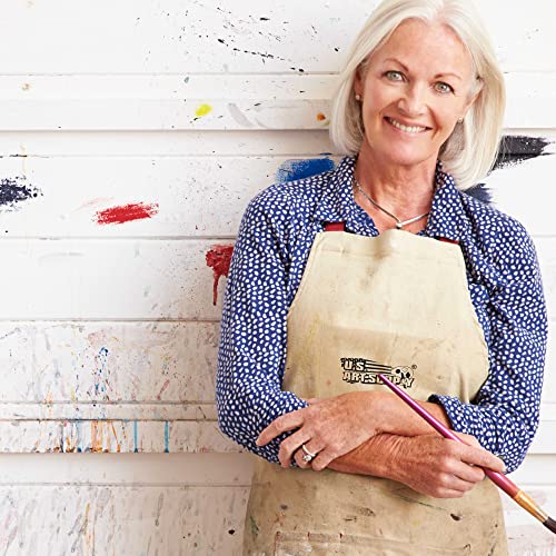 Us Art Supply Large Canvas Adjustable Artist Apron - Size: 27" X 21" #TOP5