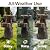 22" Outdoor Water Fountain with Led Lights, 2-Tiered Bird Bath Water Fountain, Outdoor Garden Waterfall Decor for Garden, Patio, Courtyard