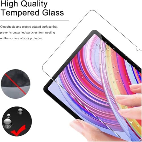Image of Pack of 2 Tempered Glass Screen Protector for Xiaomi Redmi Pad Pro 5G 12.1 inch, 9H Toughness Premium Shatterproof Scratch-Resistant