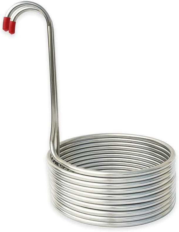 Stainless Steel Beer Cooling Coil Immersion Wort Chiller for Home Brewing