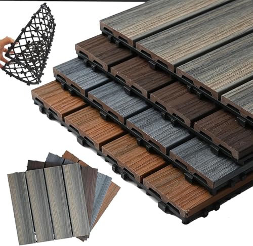 Dalle de sol extérieure clipsable et durable lavable pour protection jardin