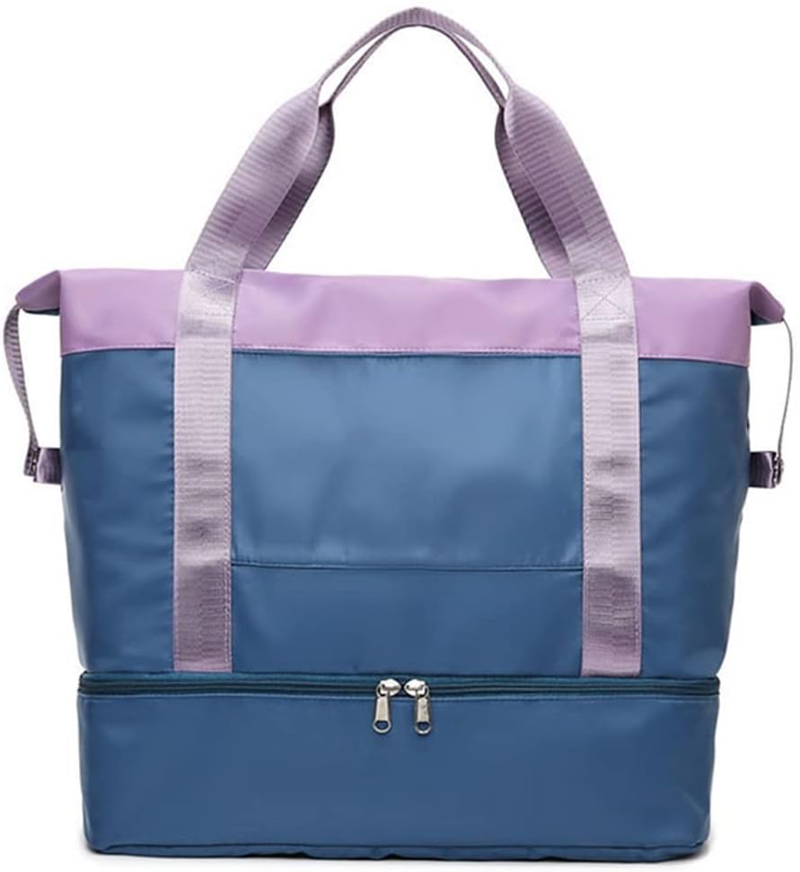 Ladies Large Capacity Foldable Travel Bag Fitness Shoulder Yoga Outdoor Tote