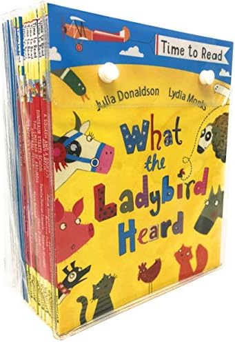 Time To Read Collection 20 Books Set (What the Ladybird Heard, Winston was Worried, Wendels Workshop, Tyrannosaurus Drop, The Gruffalos Child, The Gruffalo, A Squash and a Squeeze, Room on the Broom,