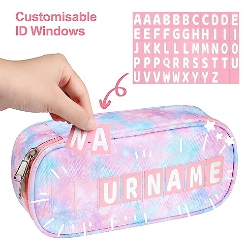 Image of Bagseri Pencil Case for Boys - Large Kids Pencil Pouch for School | Kids Pencil Case Wide Opening, Boys Pen Bag with Multi-Slot, Cute Water Resistent Organizer for Stationery, Deep Sea Shark