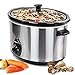 Produktbild Syntrox Germany Slow Cooker Schongarer 5,6 Liter mit Warmhaltefunktion, Glasdeckel und robuster Keramikschüssel 320 Watt