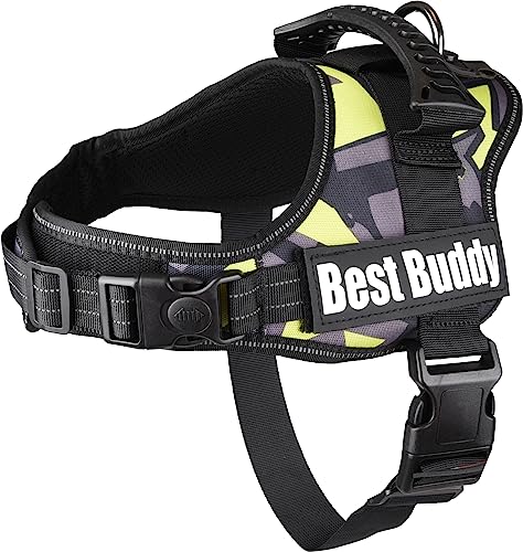 Flamingo Dog Harness Pluto Green M 50-66cm 60-80cm 13cm 38mm