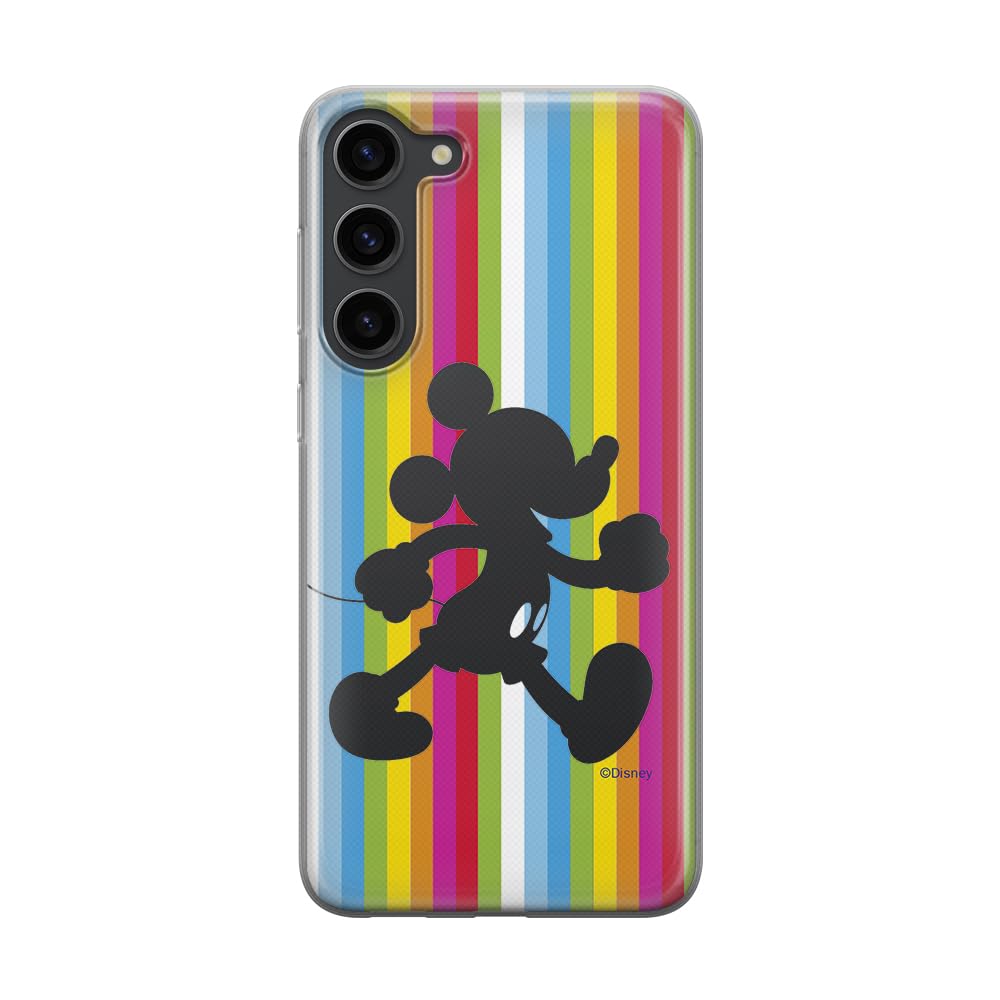 ERT GROUP mobile phone case for Samsung S23 PLUS original and officially Licensed Disney pattern Mickey 028 optimally adapted to the shape of the mobile phone, partially transparent