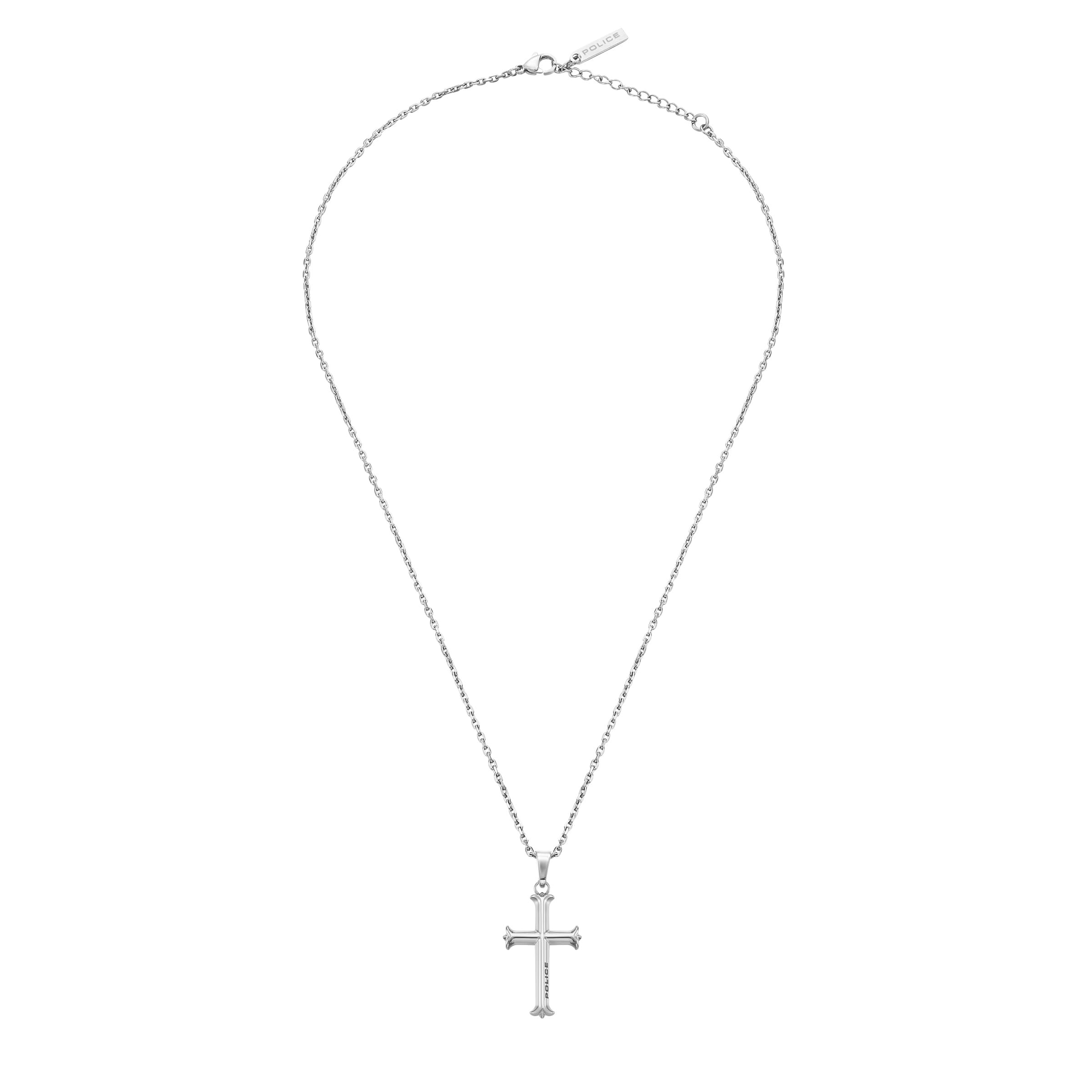 police Tacoma Ii Polished Cross Stainless Steel Necklace For Men - PEAGN0010601-picture-12