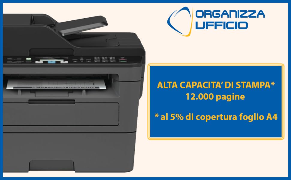 Tamburo Brother DR-2300 Compatibile - Per HL-L2300D, L2340DW, DCP-L2500D, MFC-L2700DW Serie - Resa 12.000 Pagine - Foto 12