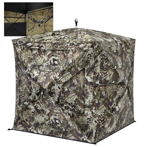 TIDEWE See-Through Ground Blind with Silent Doors
