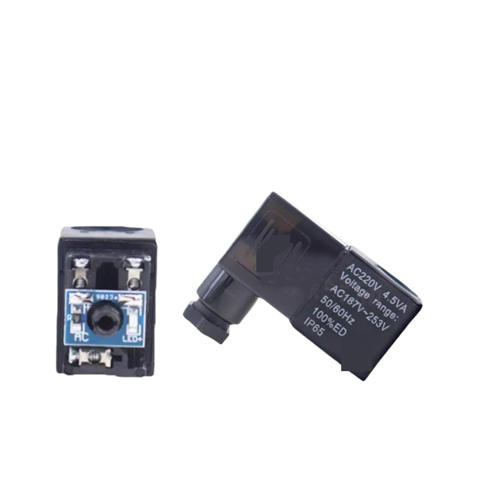 1pcs Electromagnetic Valve AC220V Coil 4V210-08 Valve Head 4V310 Pure Copper 4v410 with Light DC24V 12V 3V4V