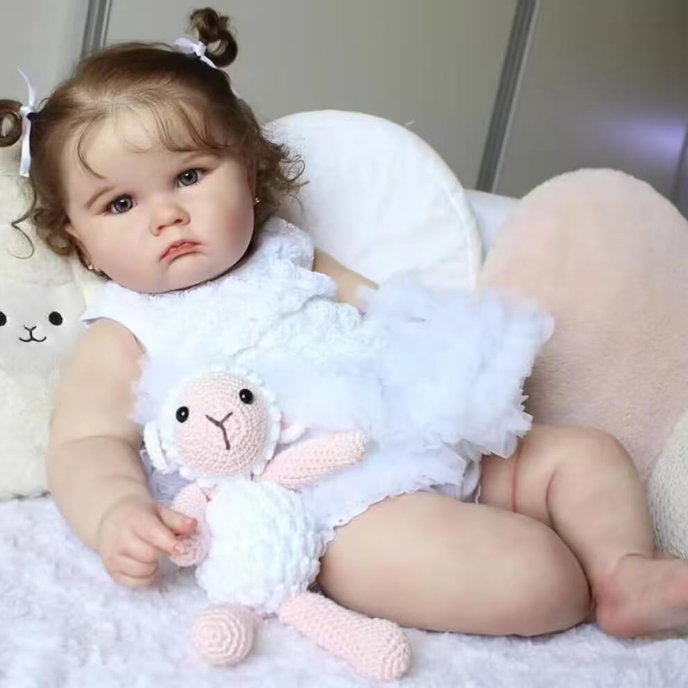 Muñeca Reborn Bebé Realista de Silicona 20 Pulgadas miniatura 2