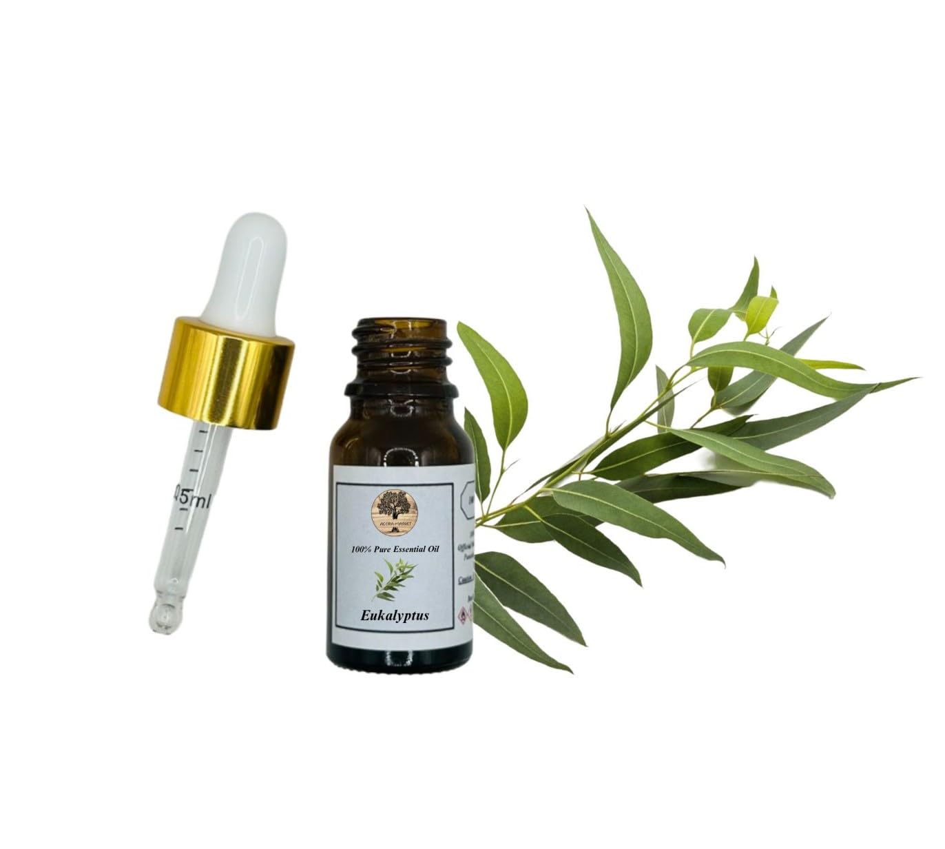 100% Puro Aceite Esencial de Eucalipto 10ml - 1000ml Eucalyptus globulus (200 ml)