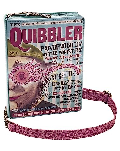 Spirit Halloween Harry Potter Quibbler Crossbody Bag | Officially Licensed | Harry Potter Accessory Multicolored