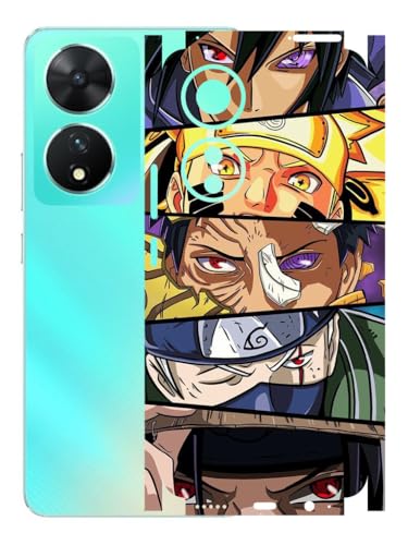 Image of AtOdds - VIVO T2 (5G) Mobile Back Skin Sticker - Lamination - Rear Screen Guard Protector Film Wrap (Coverage - Back+Camera+Sides) (Design - Anime 38)