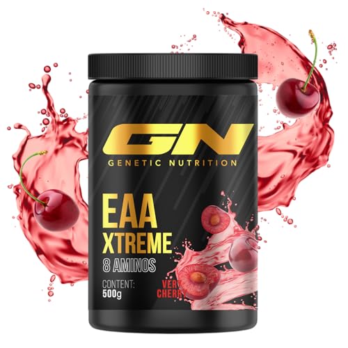 GN Laboratories Premium EAA Pulver – 500g, hochdosiert mit 15 Aminosäuren (12.700 mg pro Tagesdosis) – Alle 8 essentielle EAAs inkl. BCAAs – Zuckerfrei, leicht löslich (VerryCherry)