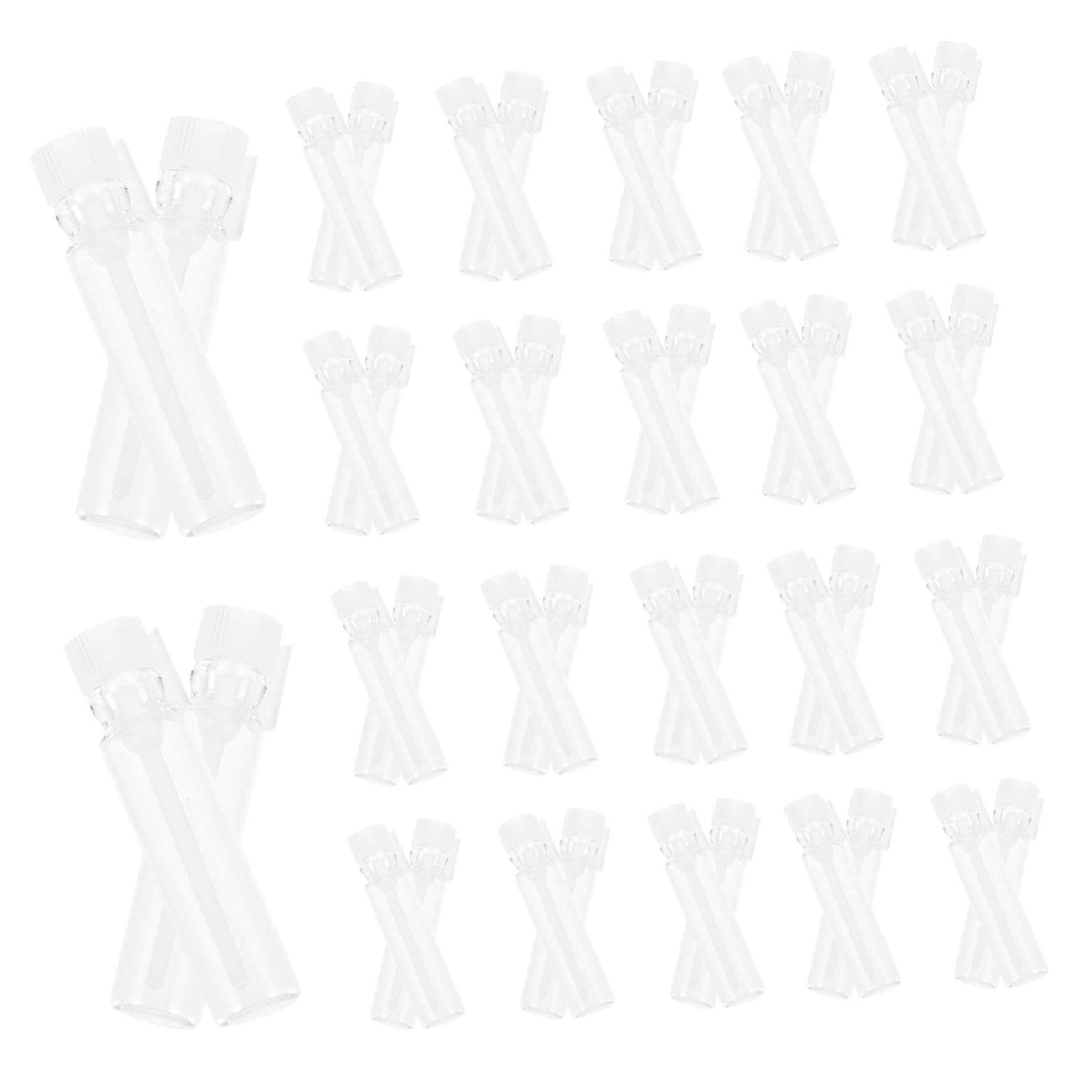DOITOOL 500stücke Transparente Parfüm-testrohrflaschen Mit Tropfer Für Kosmetik Und -beauty-anwendungen Hochwertigem Und Auslaufsicher Und