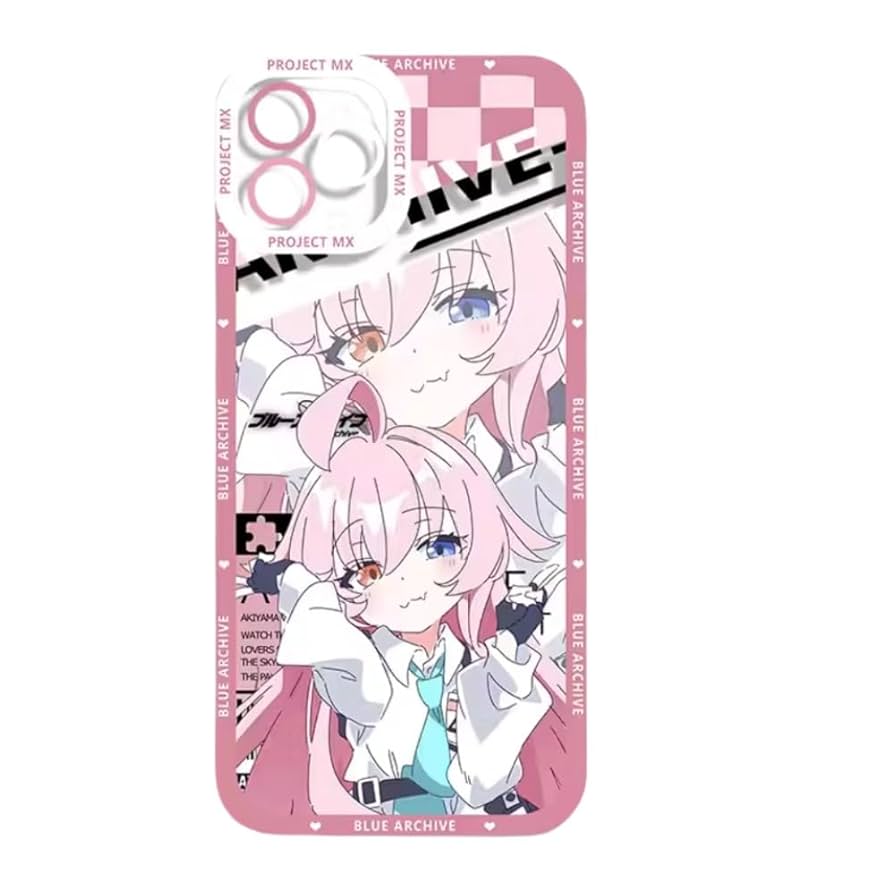 Amazon.co.jp: EXZMA ブルーアーカイブ スマホケース iphone15
