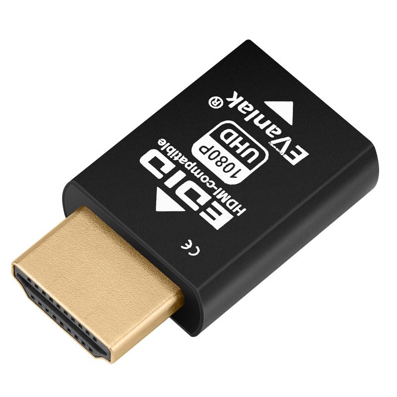 Mini emulatore HDMI EDID - 1920 x 1080 @ 59 Hz | Design compatto | Supporta switch HDMI, prolunghe, ricevitori AV, splitter video