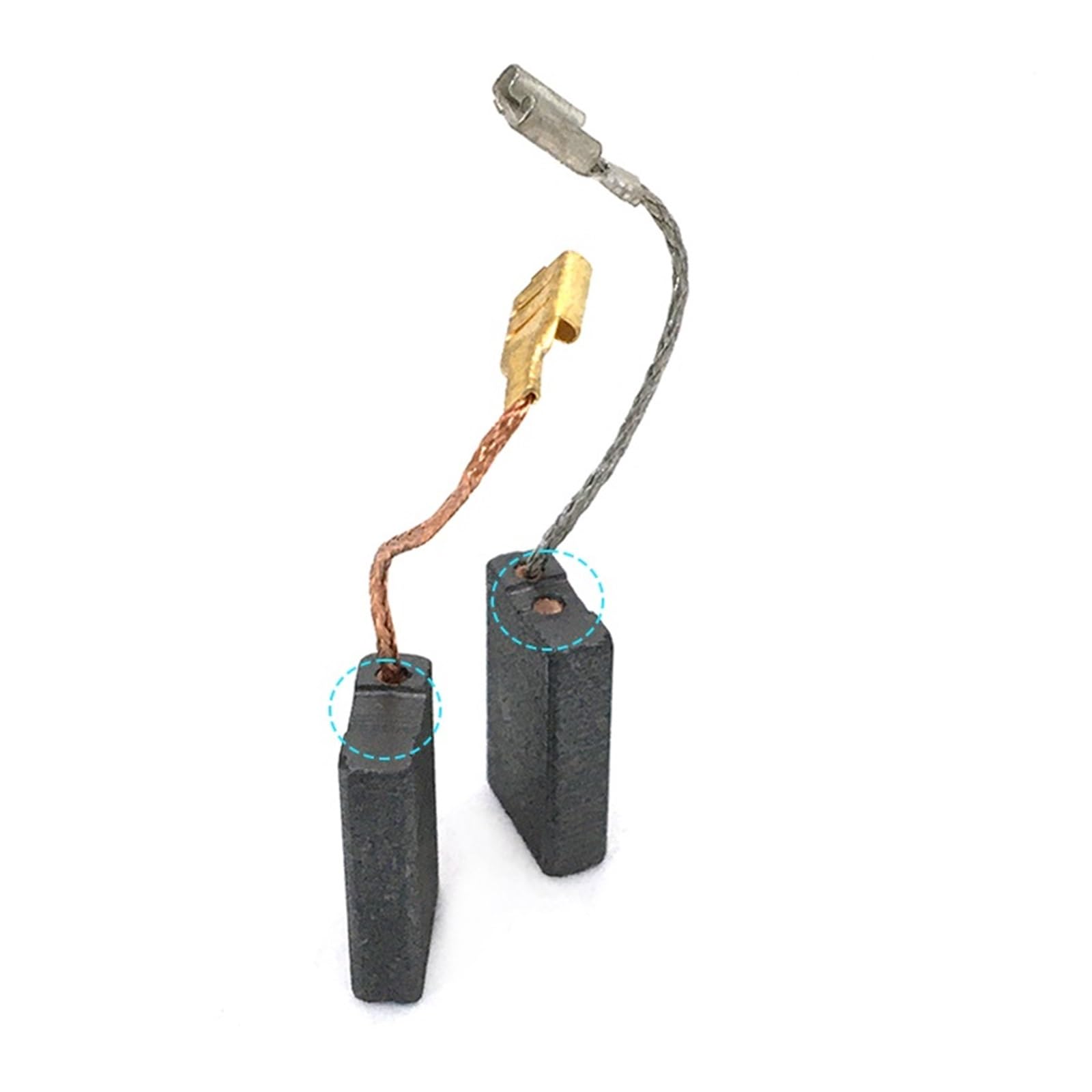 2 pz Spazzola di Carbone Sostituire GBH11DE GBH 11DE 1617014126 Martello Demolitore Pezzi Ricambio No Auto e Con(2pcs Auto)