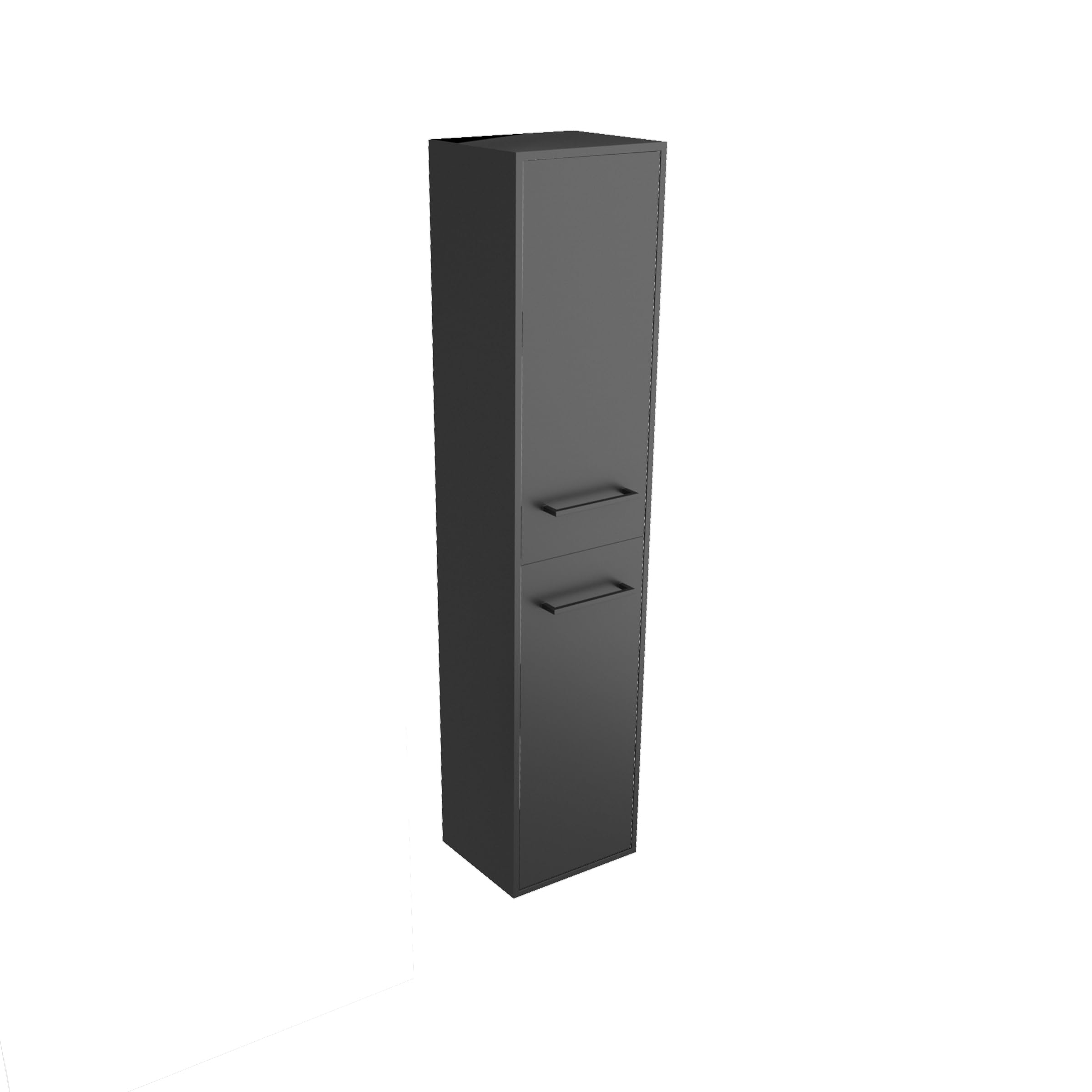 AURLANE PACM059 Columna de Cuarto de baño, Blanco y Negro