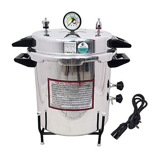 IndoSurgicals Autoclave Pressure cooker type, Mirror Finish, Electric