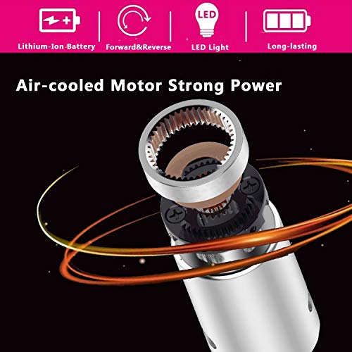 BXGTECH Cordless Ratchet Wrench 3/8″ 12V Power Ratchet With 2 Packs