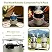 Bestery Wood Stove Portable Stainless Steel Backpacking and Camping Stove Resistant to Heat, Bending, Dropping for Outdoor, Hiking, Picnic with Carry Bag Camping Wood Burning Stove - Sage Green