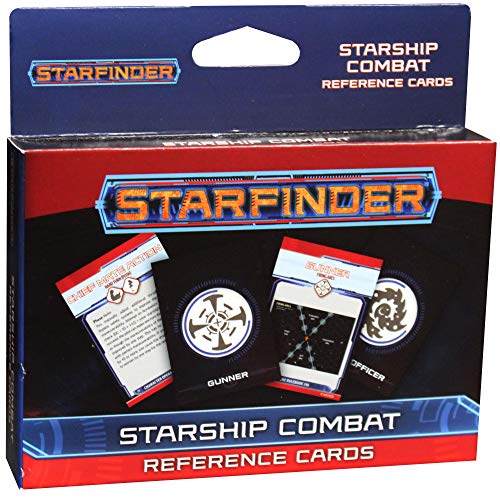 Paizo Starfinder RPG Starship Combat Reference Cards Deck