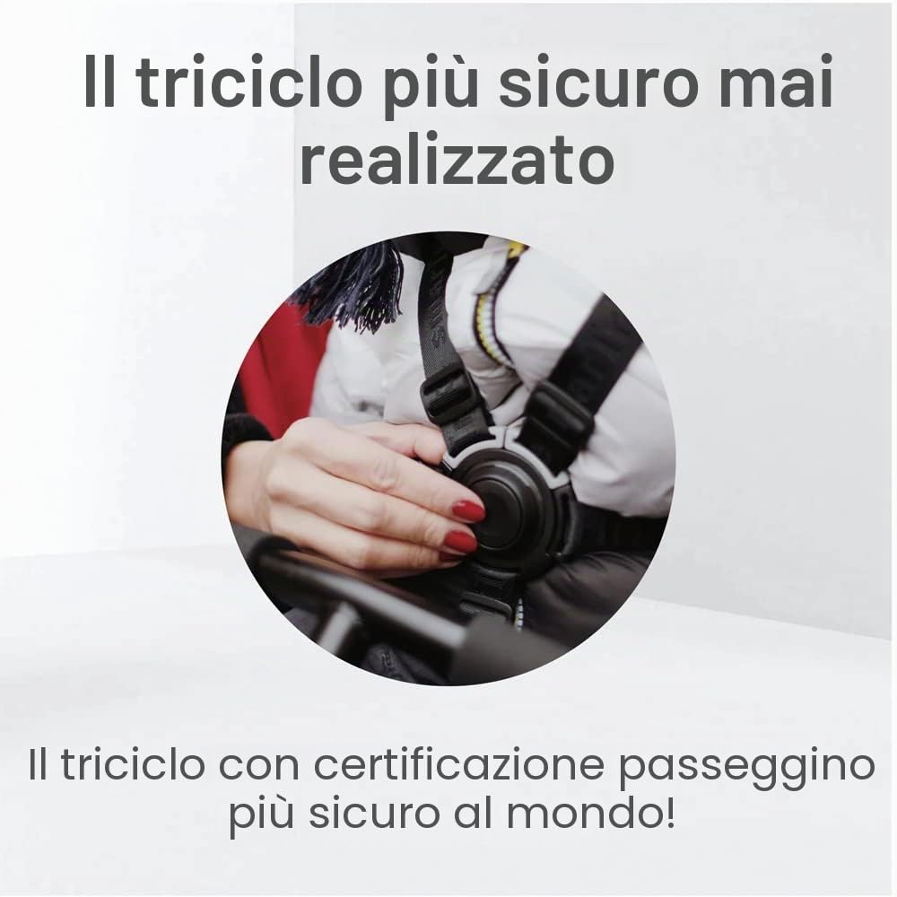 Smartrike STR3 - Triciclo pieghevole 6 in 1 per bambini, con certificazione, da 1 a 3 anni